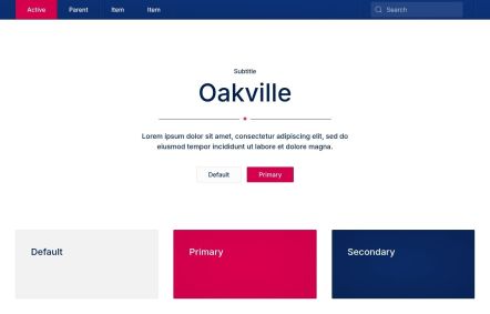 Oakville 白色 · 粉色风格
