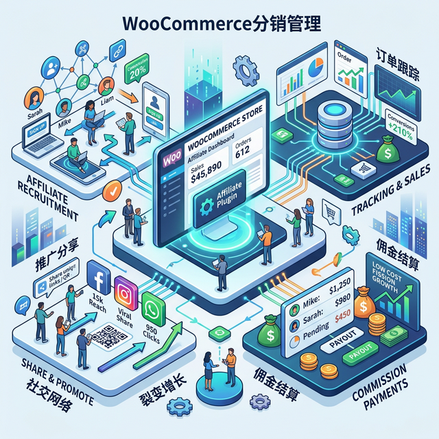 如何为WooCommerce添加分销(Affiliate)功能，实现低成本裂变